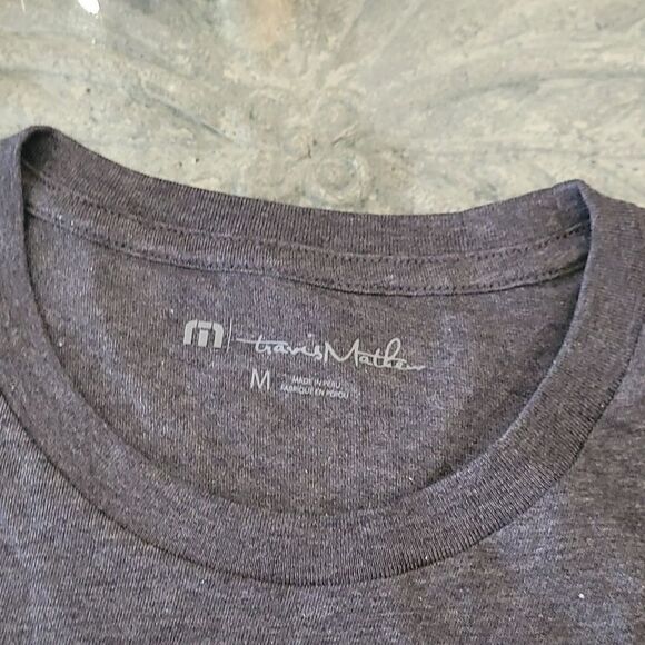 travis Matthew men's Gray Medium Tee Shirt New - Picture 4 of 6